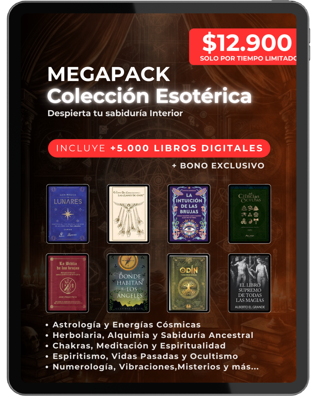 Mega Pack Esotérico | +5.000 Libros Místicos digitales
