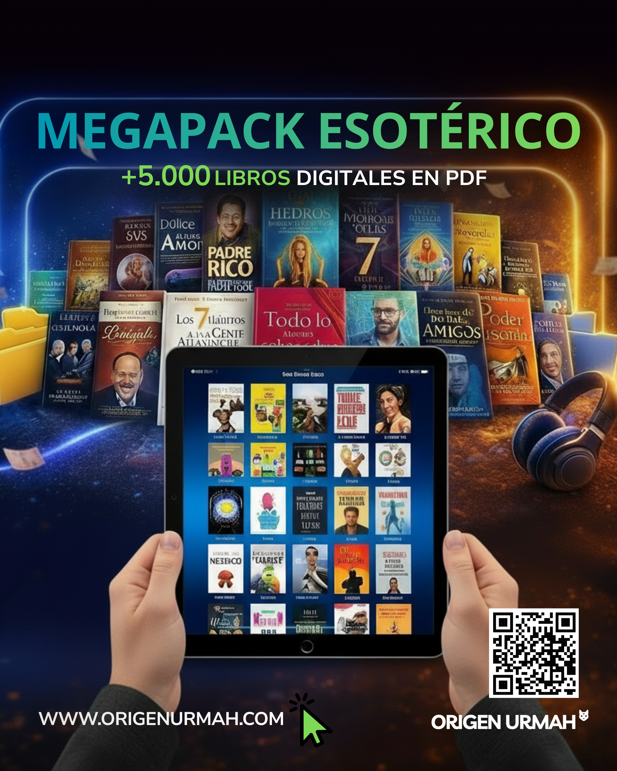 Mega Pack Esotérico Digital +5.000 Libros PDF de Espiritualidad, Ocultismo y Sanación