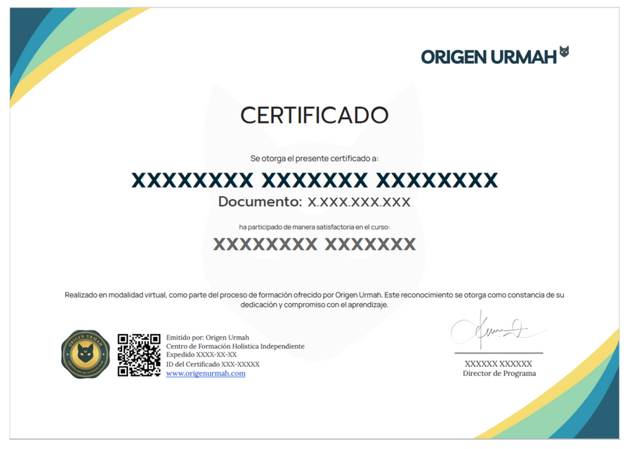 Certificado Megapack Holístico